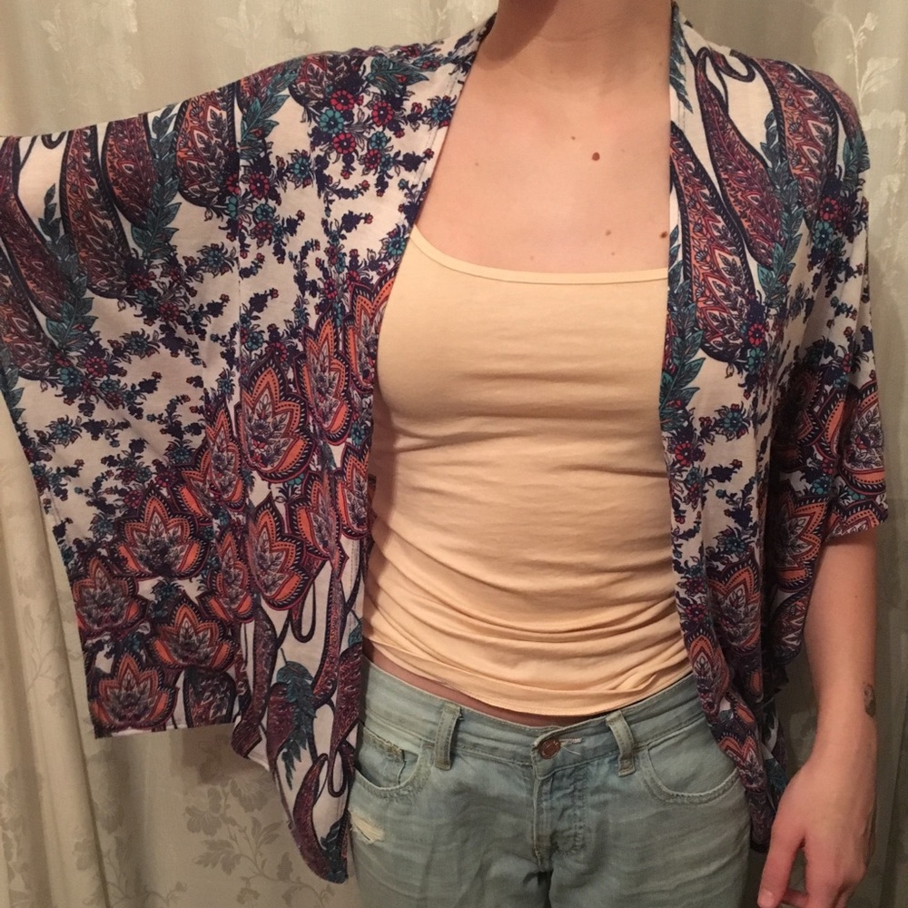 Lightweight kimono shirt